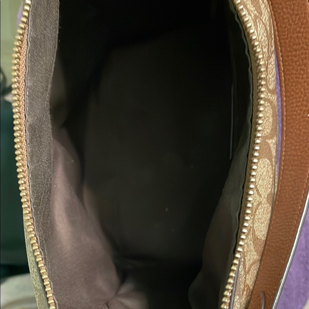 Coach Brown and Tan Hobo Bag 💼 with Matching Wallet - Picture 8 of 13